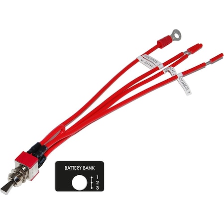 Blue Sea Systems Blue Sea 4141 Switch Meter Toggle SPTT On-On-On 4141